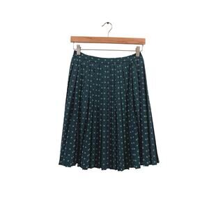 1960s style LL bean skirt pleated green